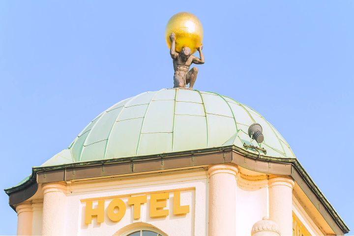 Kuppeldach vom Hotel ALEKTO