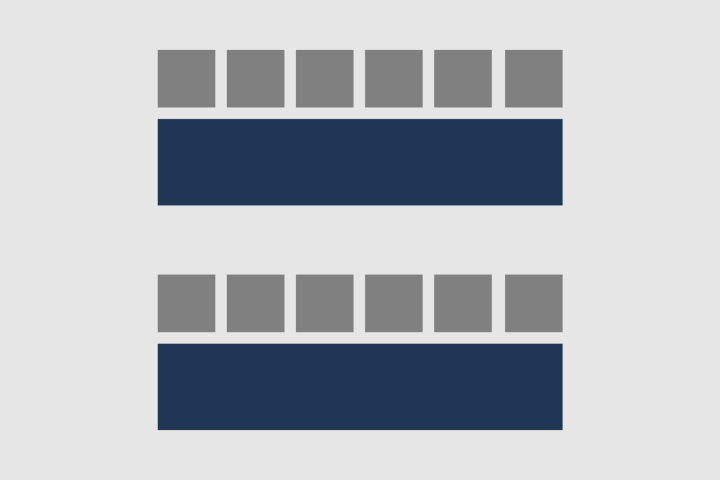 Schematische Raumdarstellung: Anordnung Parlament