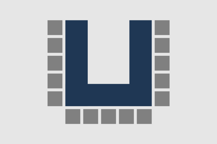 Schematische Raumdarstellung: Anordnung U-Form