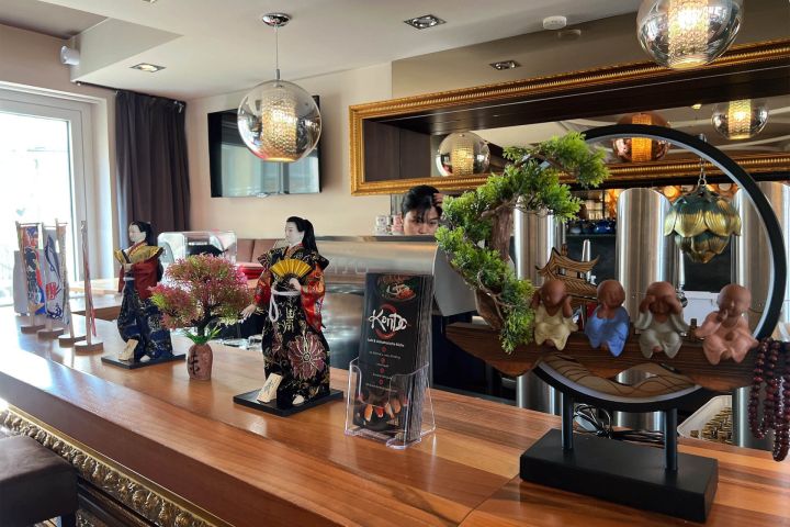 Innenansicht vom vietnamesischen Restaurant Kando in Freiberg