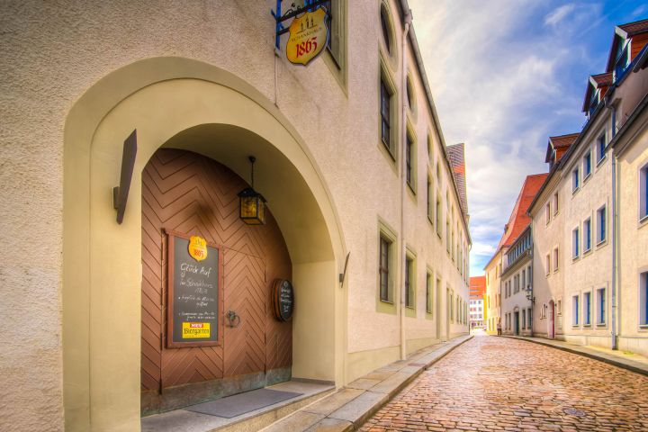 Eingang vom Schankhaus 1863 in der Kaufhausgasse